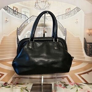 AUTHENTIC FENDI Selleria Pebbled Leather Handbag Dr's Style need gone asap